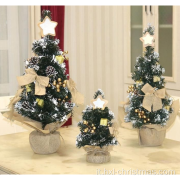 Mini alberi di Natale artificiali per decorazioni per la casa